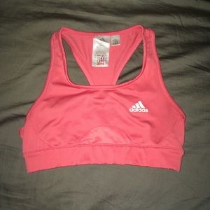 Coral Adidas Sport Bra